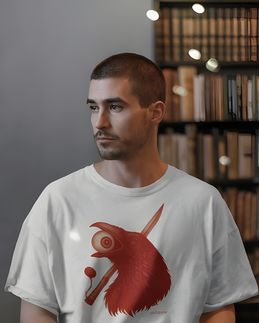 VELTSUNE Men Cotton Printed Aesthetic Oversized T-shirt for Men